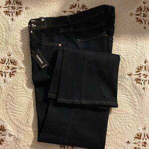 Express Jeans Denim Editor Low Rise Boot 8R